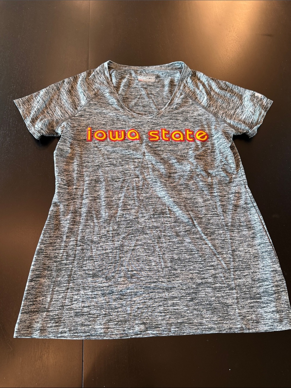 Iowa State Heather Gray Kids' Short Sleeve Tee